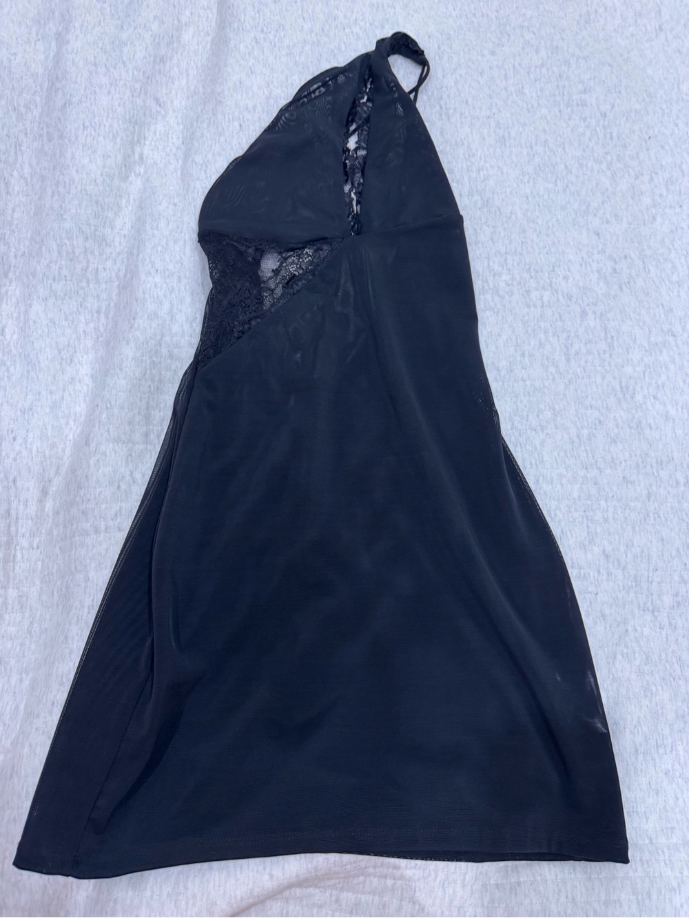WHITEFOX MINI BLACK OPEN BACK DRESS